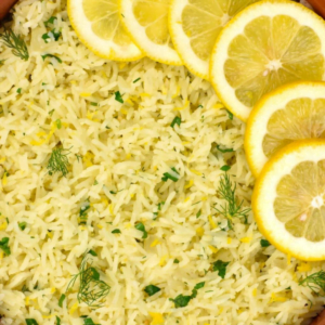 Greek Lemon & Olive Fried Rice